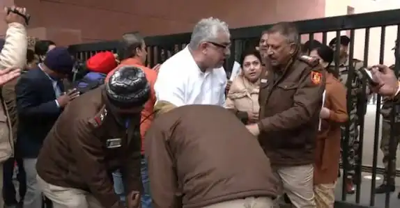 TMC MPs Detained After Protesting Outside Home Ministry Over ED Raids on I-PAC