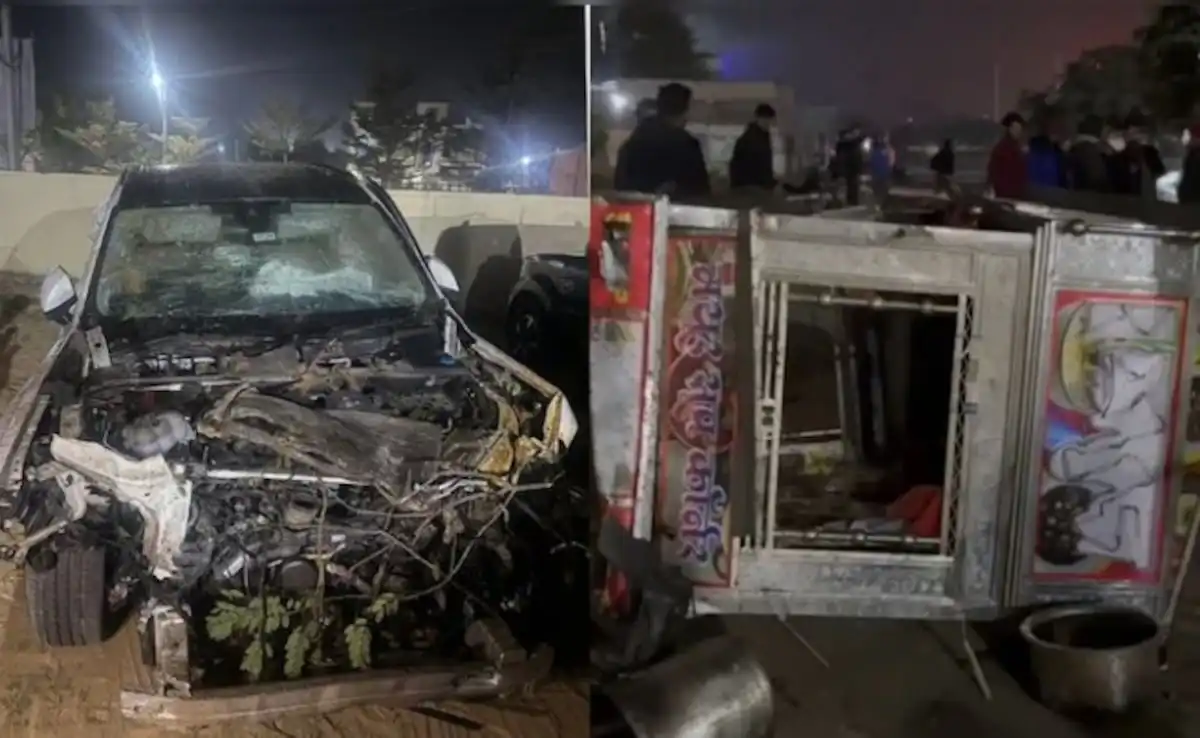 Speeding Audi Hits Food Stalls in Jaipur, 1 Killed and 16 Injured in Rajasthan Road Accident