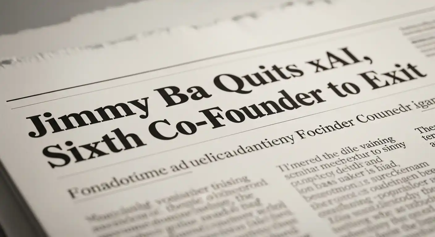 Jimmy Ba Quits xAI, Sixth Co-Founder to Exit