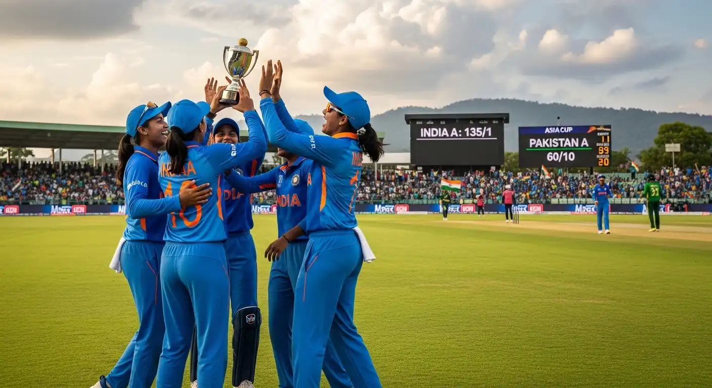 India A Women Dominate Pakistan A in Asia Cup