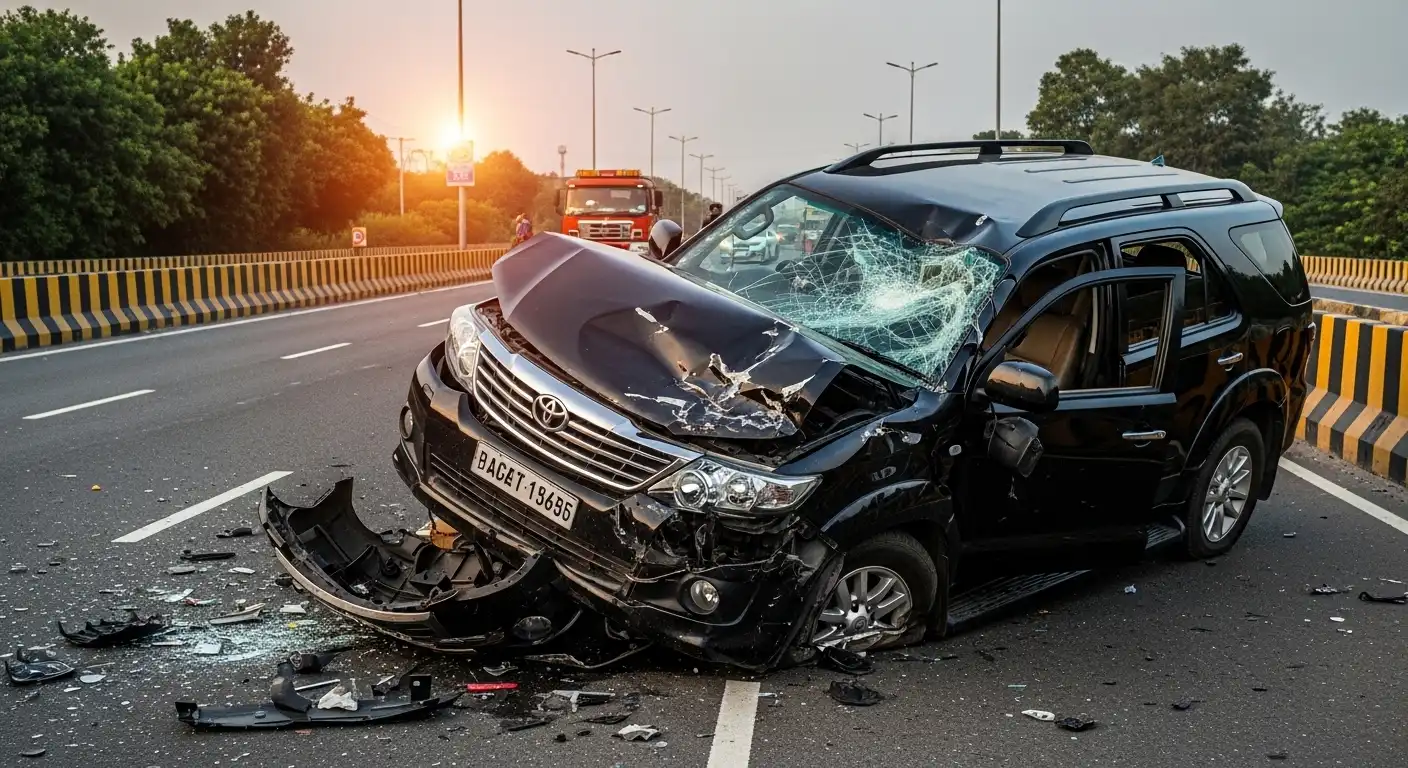 Dwarka SUV Crash: Video Shows Moments Before Impact