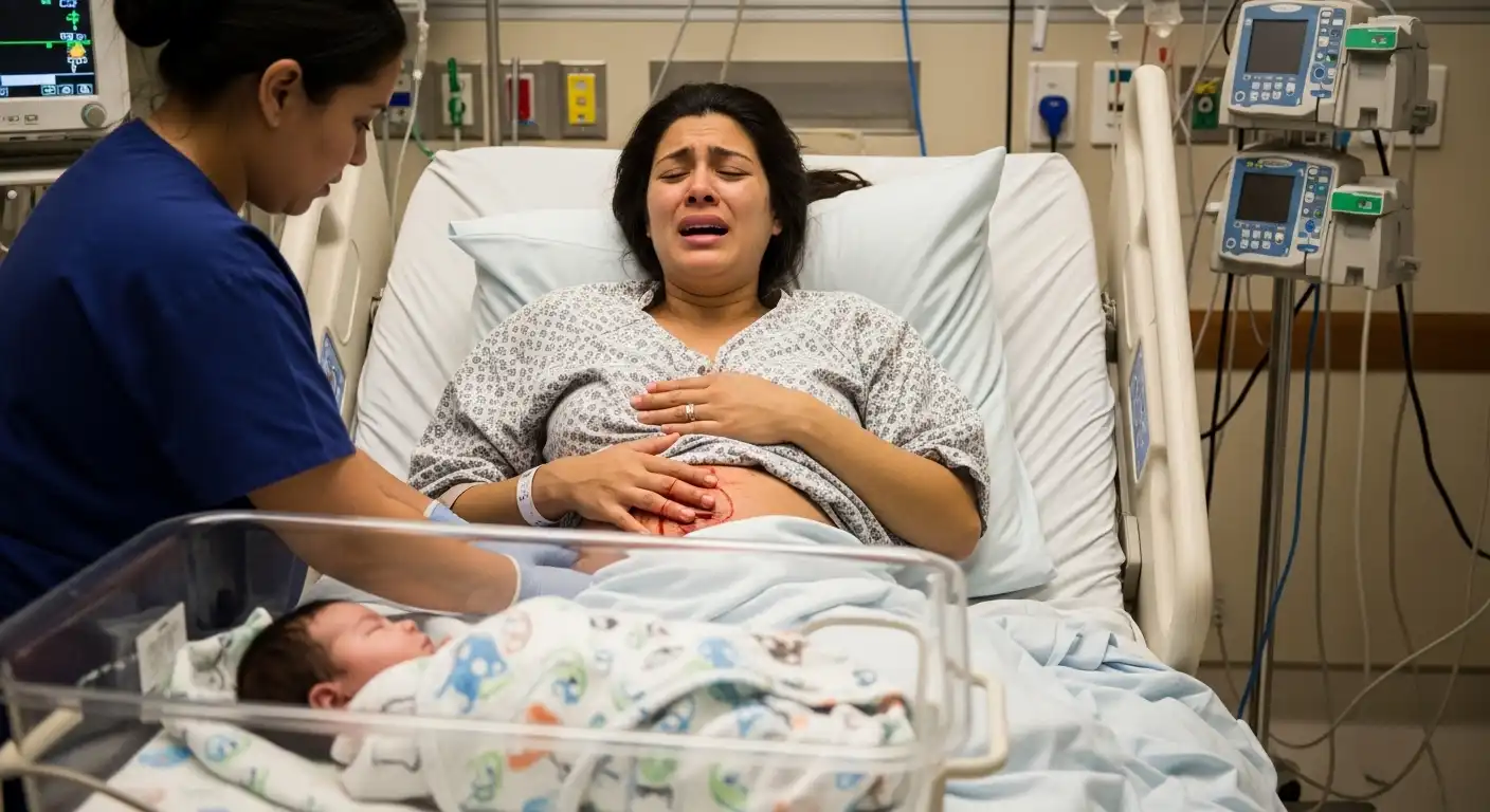 UP Woman Injures Abdomen Amid Labour, Baby Stable