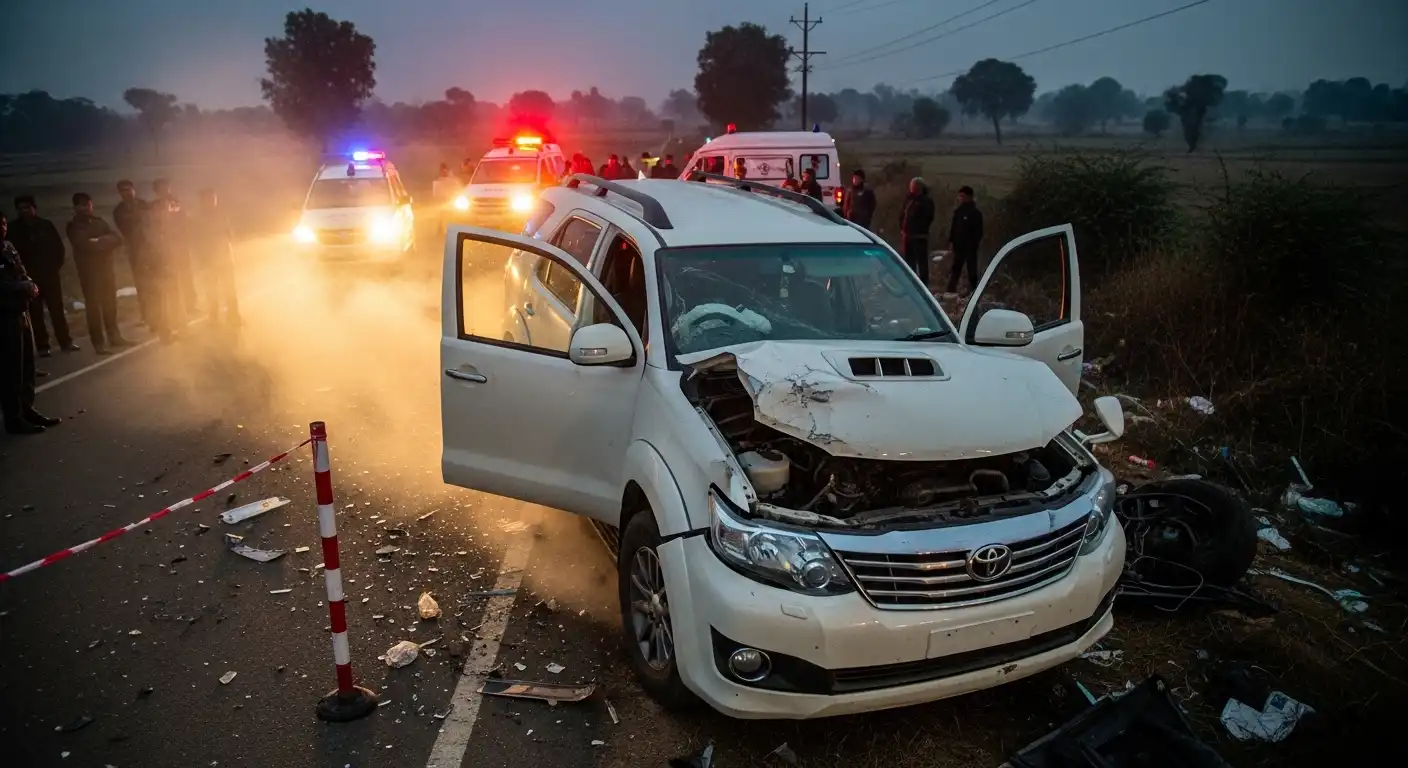 MBBS Student Killed in Fortuner Crash in UP