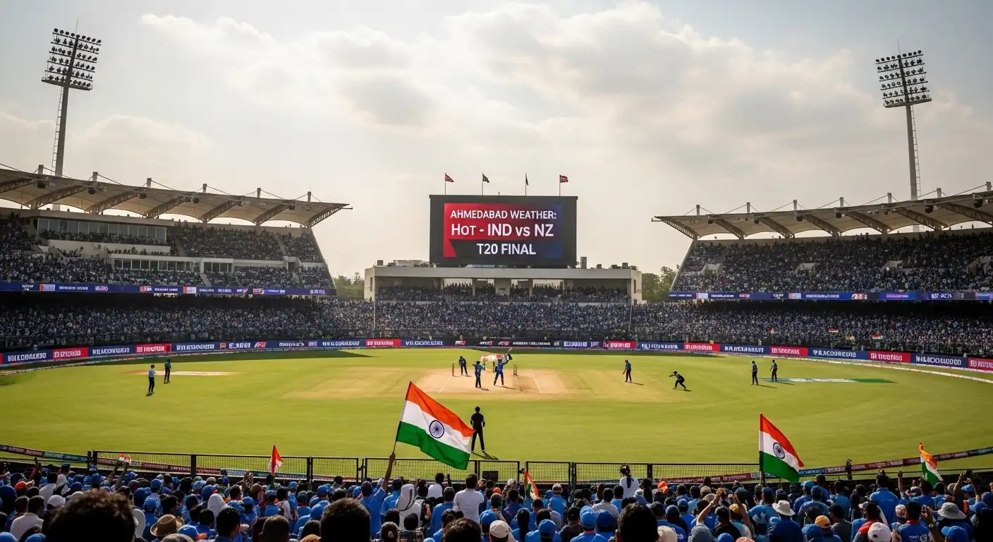 Ahmedabad Weather Likely Hot for IND vs NZ T20 Final
