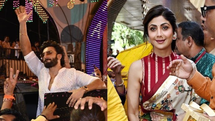 Ranveer Singh, Shilpa Shetty and More Celebs Visit Lalbaugcha Raja