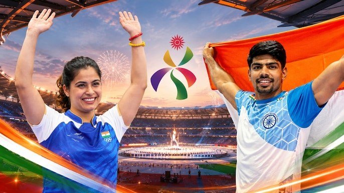 Asian Games 2026 Opening Ceremony: Manu Bhaker, Pawan Sehrawat Lead India
