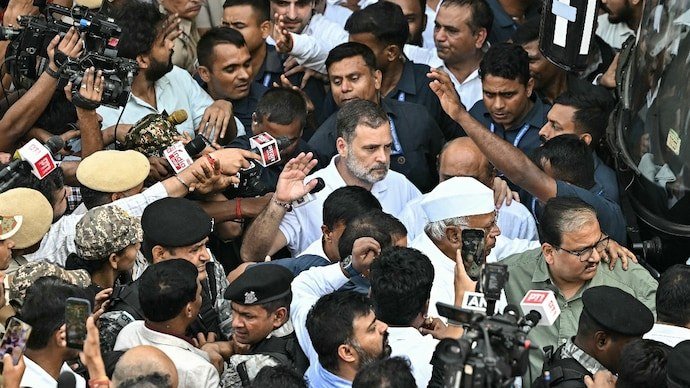 Women Cops Molested During Rahul Gandhi-Led Protest, Government Tells Supreme Court