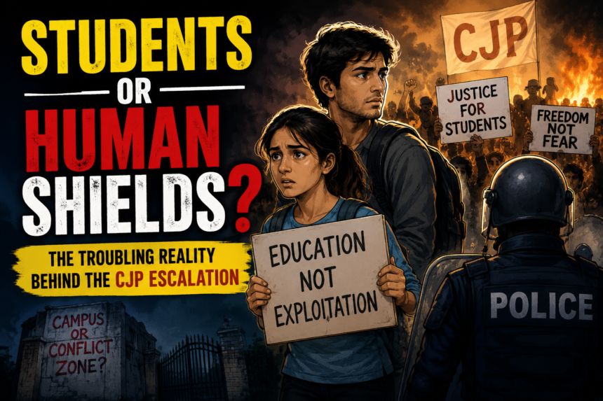 Students or Human Shields? The Troubling Reality Behind the CJP Escalation Students or Human Shields? The Troubling Reality Behind the CJP Escalation