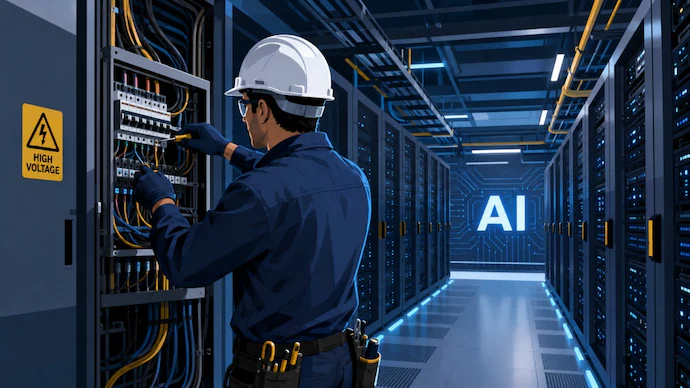 ai-data-centre-electrician-high-paying-jobs Why AI Companies Are Paying Electricians Up to ₹2.7 Crore a Year