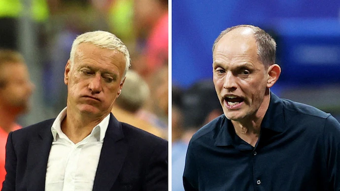 Didier Deschamps and Thomas Tuchel Ahead of France vs England Third-Place Playoff France, England Reluctantly Battle for Third Place as Coaches Question Playoff