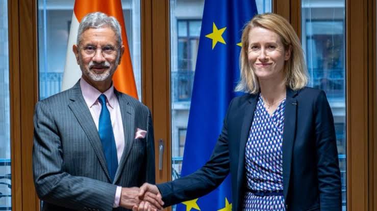 jaishankar-india-eu-brussels-talks-2026 External Affairs Minister S Jaishankar during India-EU partnership talks in Brussels focused on trade, technology and security cooperation.