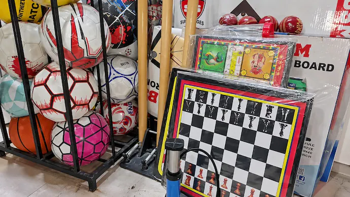 meerut-sports-goods-manufacturing-hub Workers manufacture sports equipment at factories in Meerut as the city expands beyond cricket bats into India's leading sports goods hub.