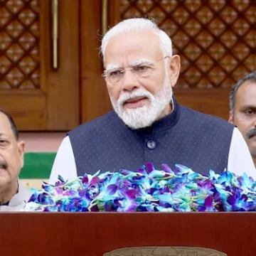 PM Modi Praises Skyroot Aerospace During Parliament Address PM Modi Takes Swipe at Rahul Gandhi While Praising Skyroot’s Rocket Success