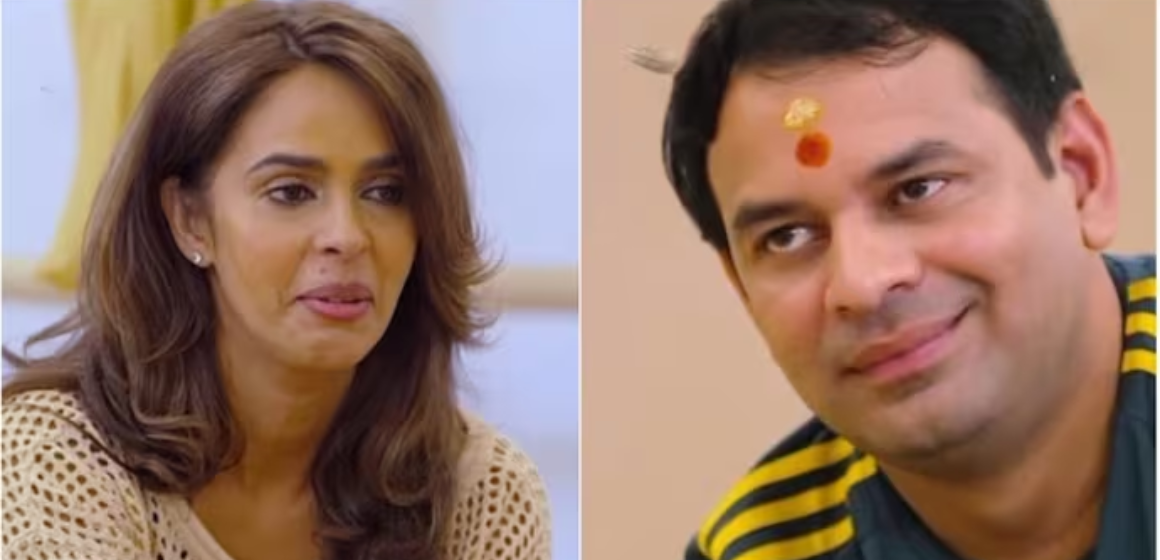 Untitled design (22) Mallika Sherawat and Tej Pratap Yadav’s Flirty Yoga Promo Sparks Buzz Online