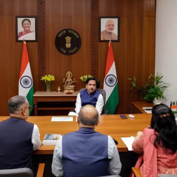 Untitled design Union Education Minister Reviews CBSE Examination Reforms, OSM System, and Language Policy
