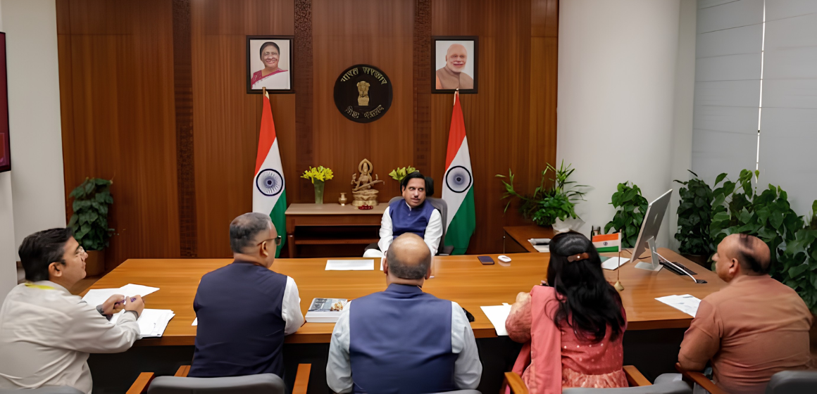 Untitled design Union Education Minister Reviews CBSE Examination Reforms, OSM System, and Language Policy